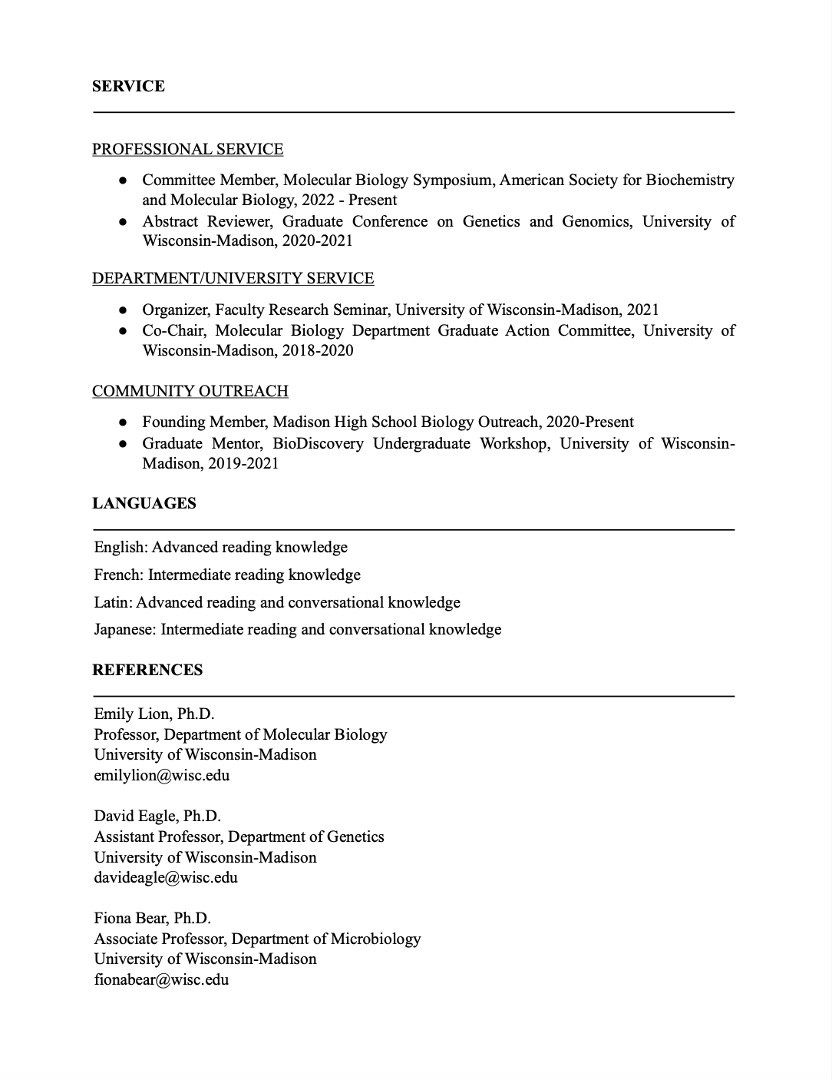 100% Free PhD CV Template I TempaHive