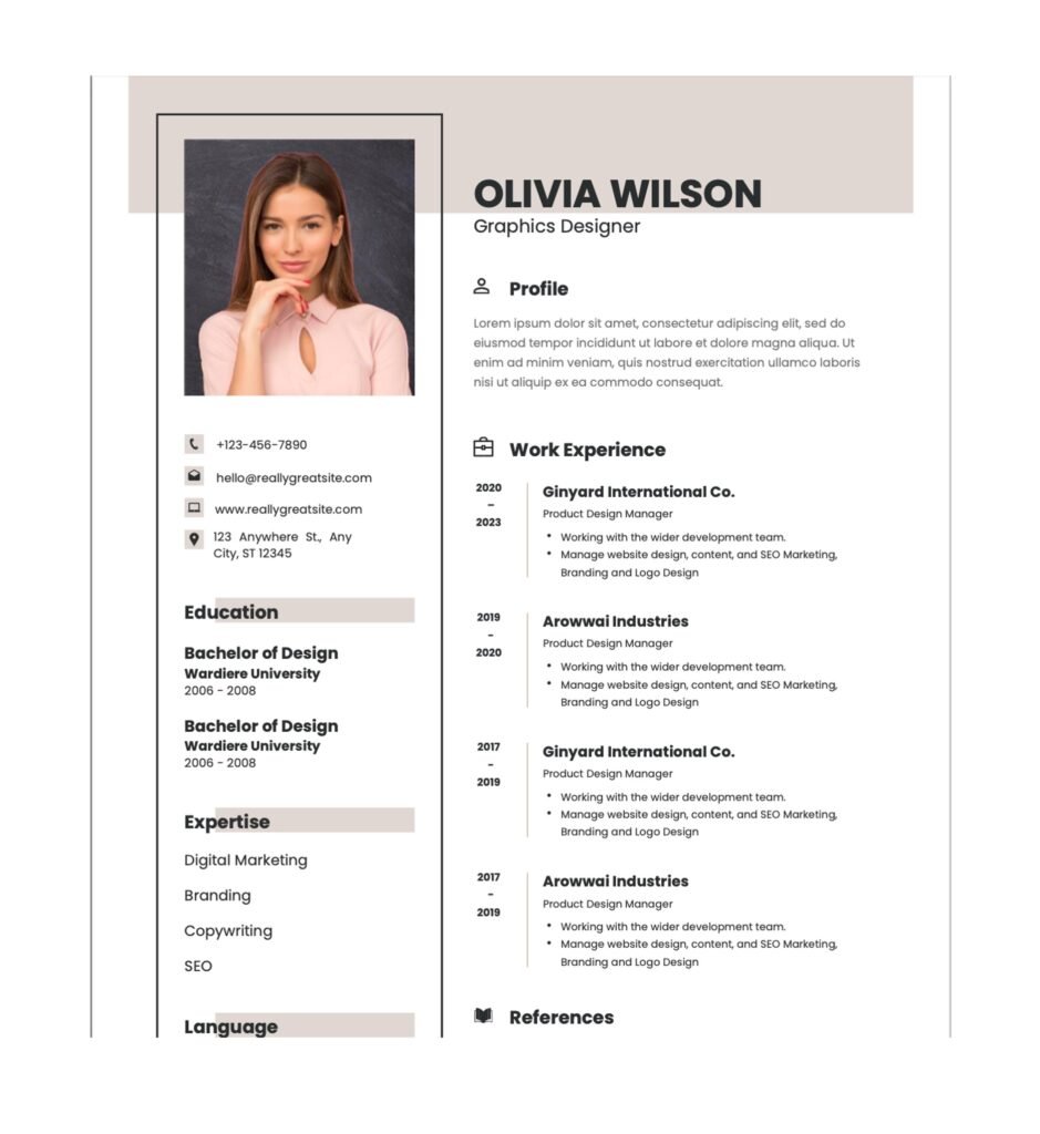 Free Professional Resume Template