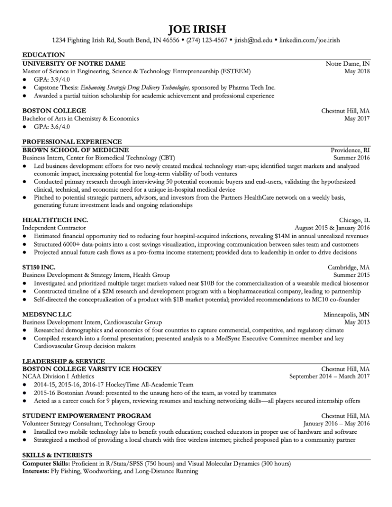 Simple Resume Template