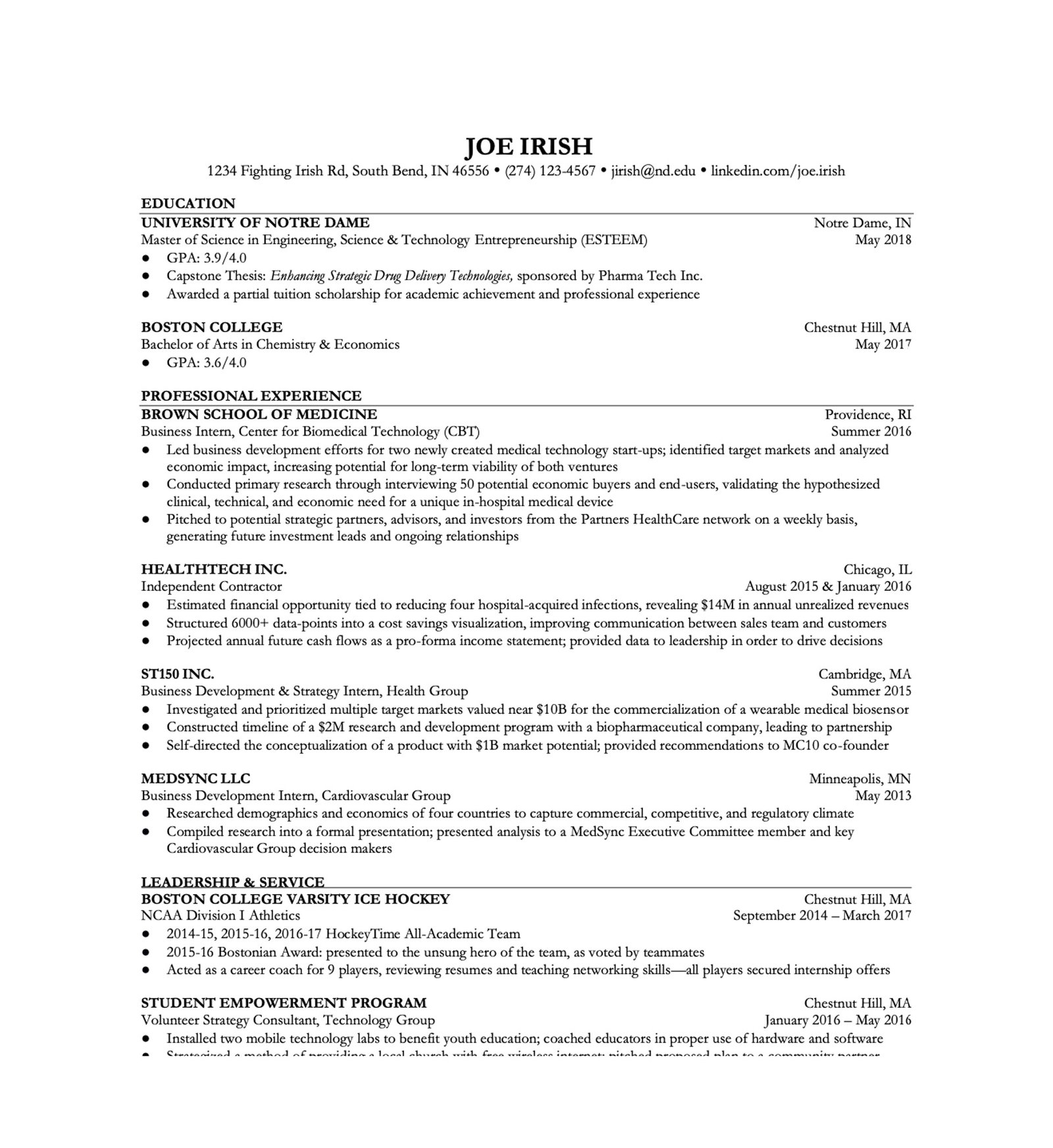 Read more about the article Simple Resume Template