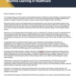 Cover Letter for Postdoctoral Position in Machine Learning in Healthcare