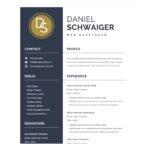 Editable Web Developer Resume Template