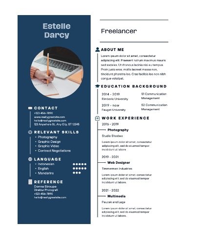 Free Freelancer Resume Template