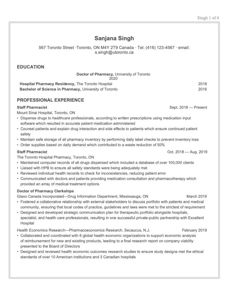 Free Postdoctoral CV Template - Fully Editable in Word 1