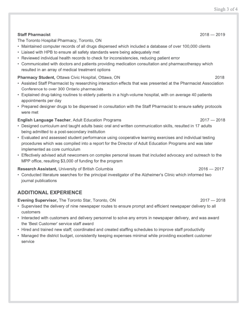 Free Postdoctoral CV Template - Fully Editable in Word 1