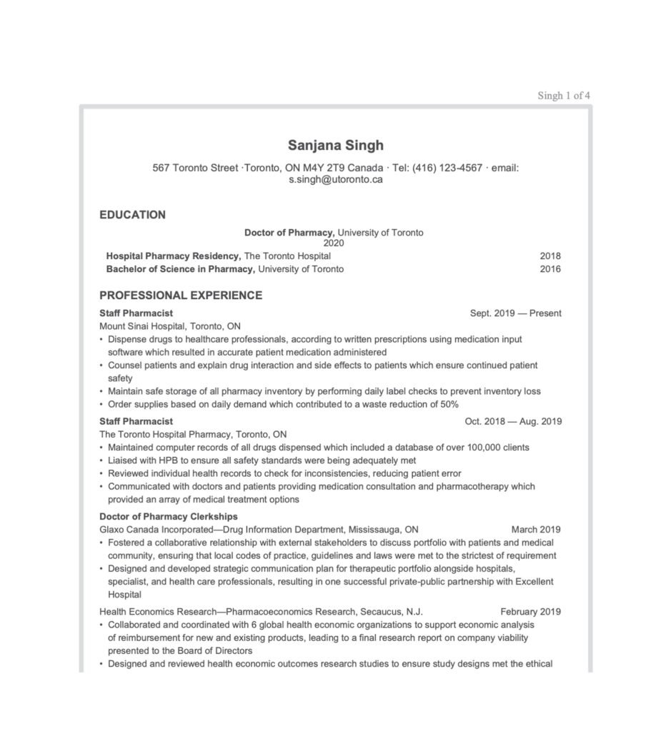 Free Postdoctoral CV Template - Fully Editable in Word