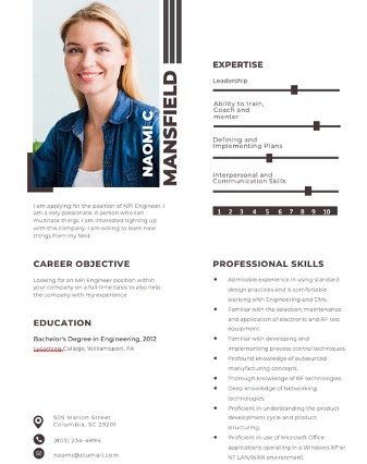 Free NPI Engineer Resume Template