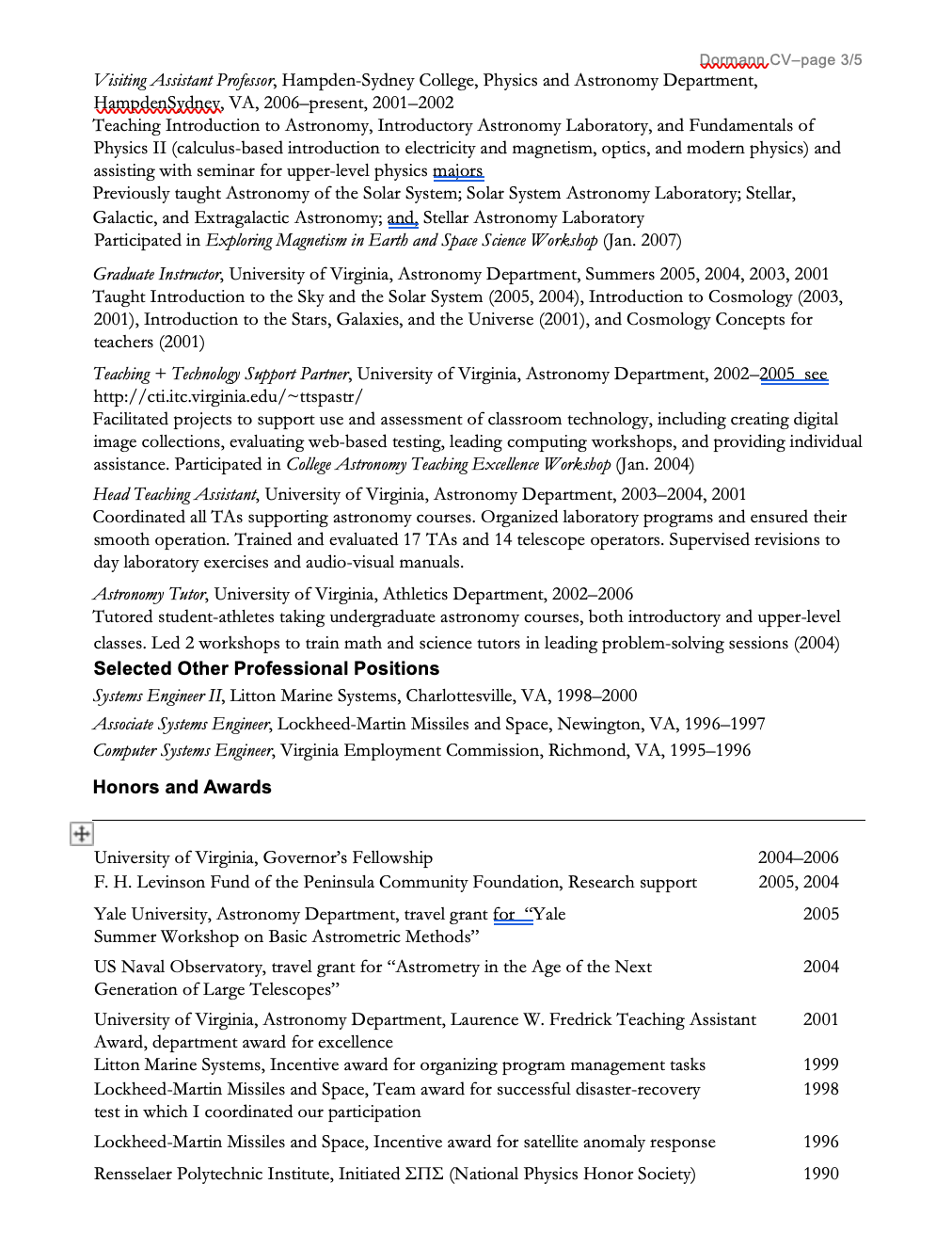 Free Editable Teaching CV Template TempaHive