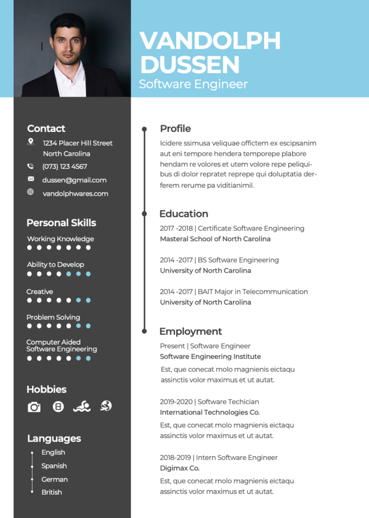 Software Engineer Resume Template