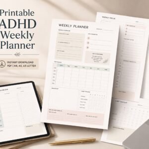 ADHD Weekly Planner Printable