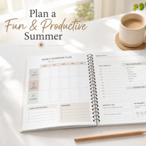 Printable Summer Learning Planner PDF for Kids