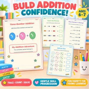 Addition worksheets For grade 1 3 digits free