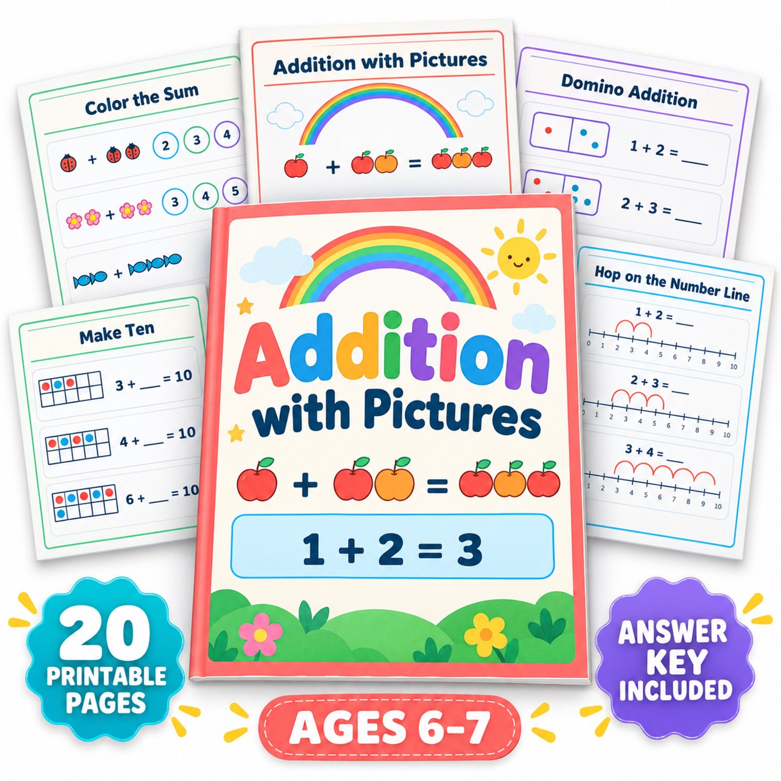 Addition worksheets for grade 1 with pictures Addition worksheets for grade 1 with pictures