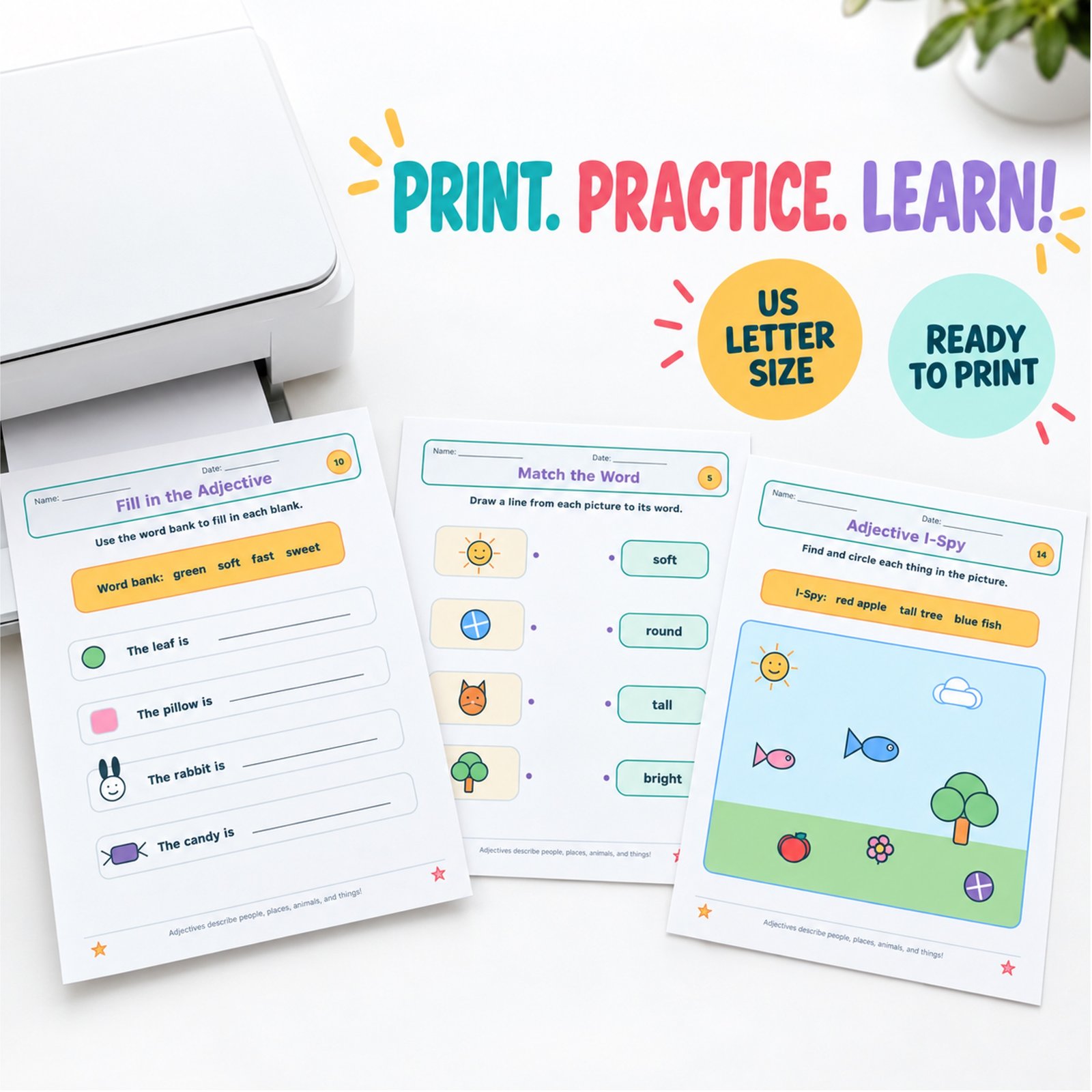 Adjectives worksheets for grade 1 free pdf Adjectives worksheets for grade 1 free pdf