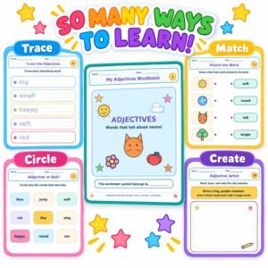 Adjectives worksheets for grade 1 pdf n
