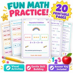 Multiplication addition worksheets for grade 1 free
