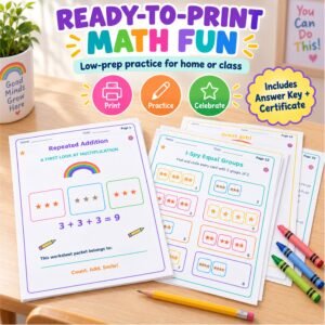 Multiplication addition worksheets for grade 1 free pdf