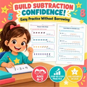 Subtraction worksheets for grade 1 without borrowing pdf