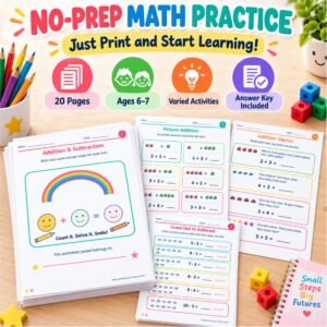 addition and subtraction worksheets grade 1 pdf printable