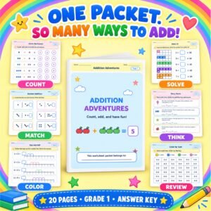addition worksheets for grade 1 n2