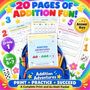 addition worksheets for grade 1 n4