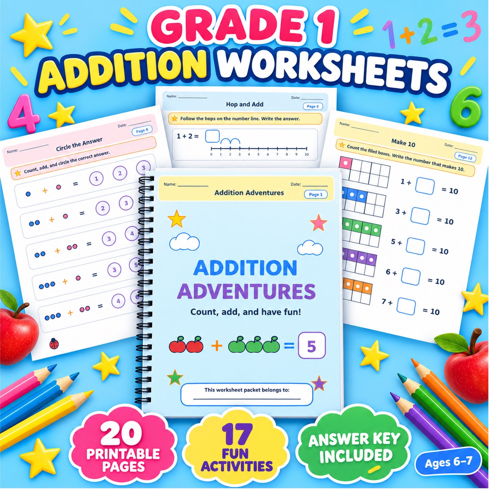 addition worksheets for grade 1 addition worksheets for grade 1