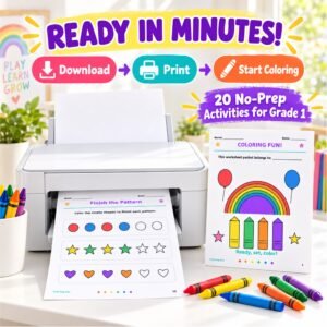coloring worksheets for grade 1 free