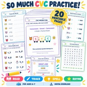 cvc worksheets for grade 1 pdf
