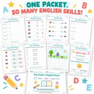 english worksheets for grade 1 pdf