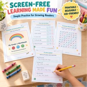 grammar & punctuation worksheets for grade 1 free