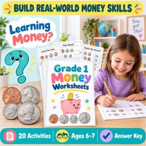 money worksheets grade 1 free