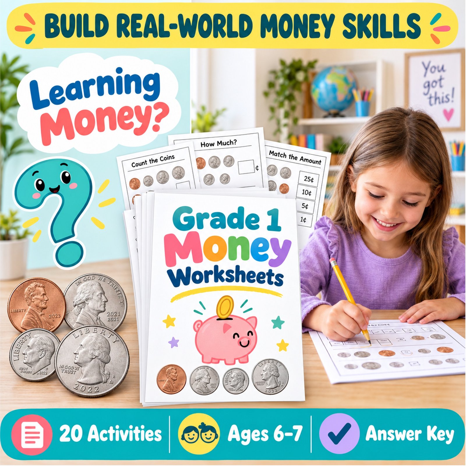 money worksheets grade 1 free money worksheets grade 1 free