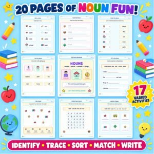 noun worksheets for grade 1 Printable
