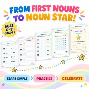 noun worksheets for grade 1 free