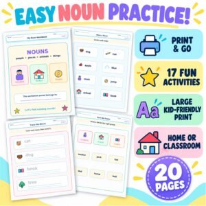 noun worksheets for grade 1 free pdf