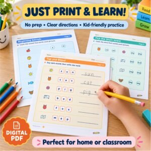 phonics worksheets grade 1 printable