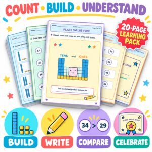 place value worksheets grade 1 Free printable