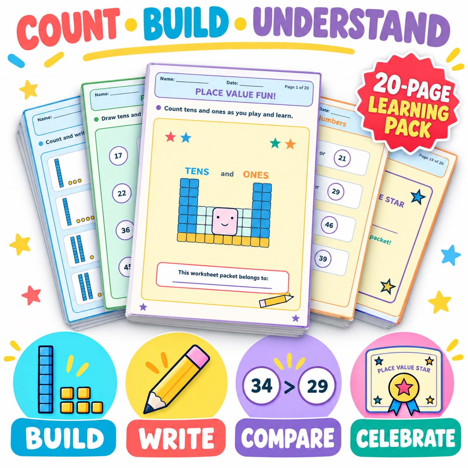 place value worksheets grade 1 Free printable place value worksheets grade 1 Free printable