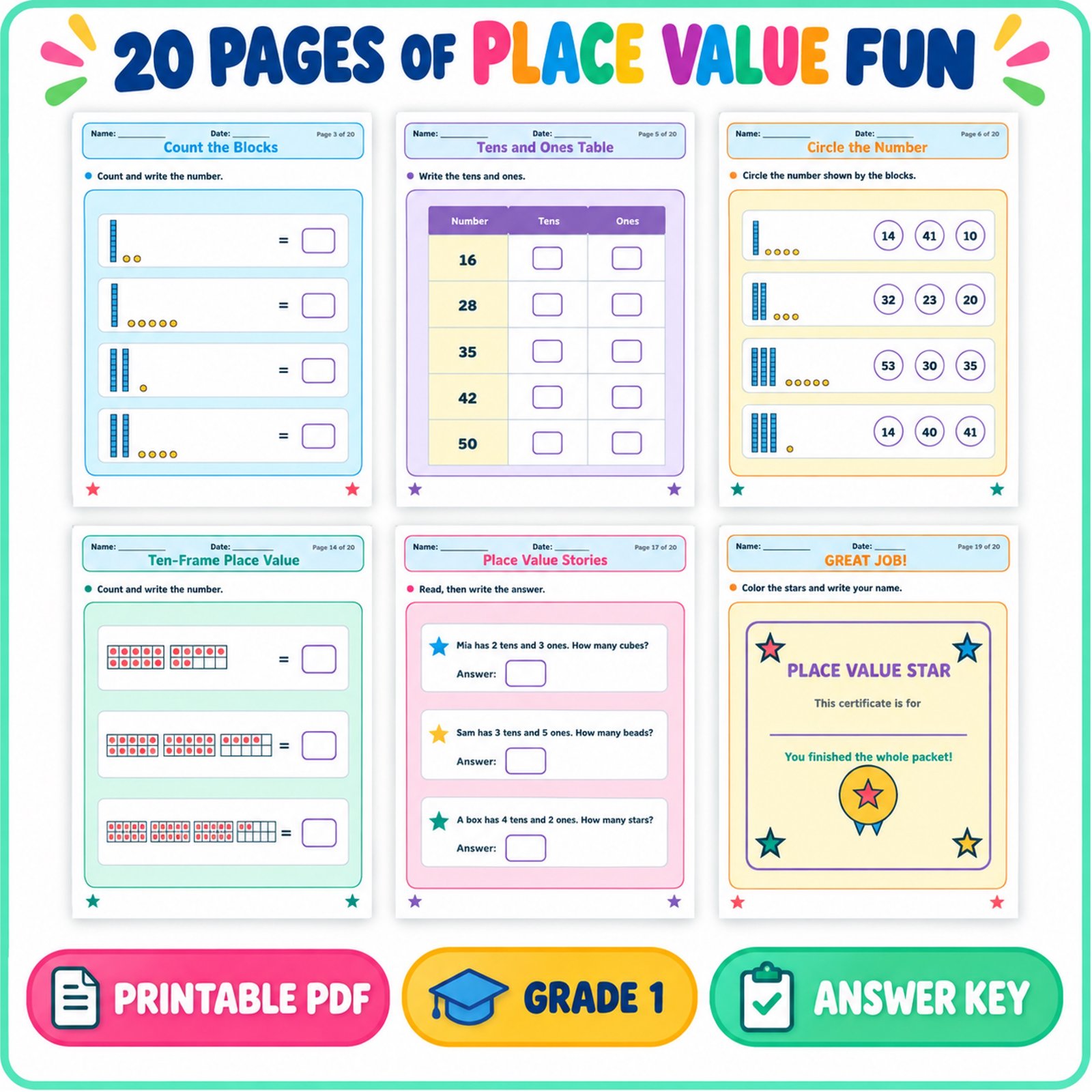 place value worksheets grade 1 free pdf place value worksheets grade 1 free pdf