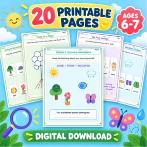science worksheets for grade 1 1