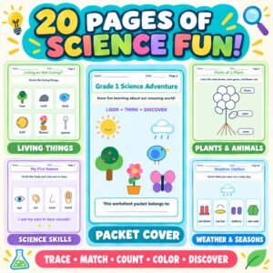 science worksheets for grade 1 free pdf