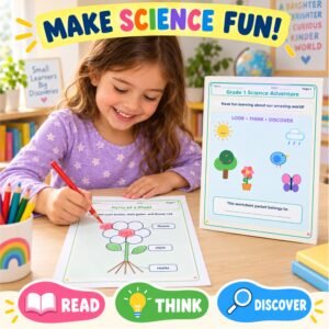 science worksheets for grade 1 printable