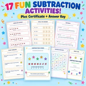 subtraction worksheets for grade 1 2