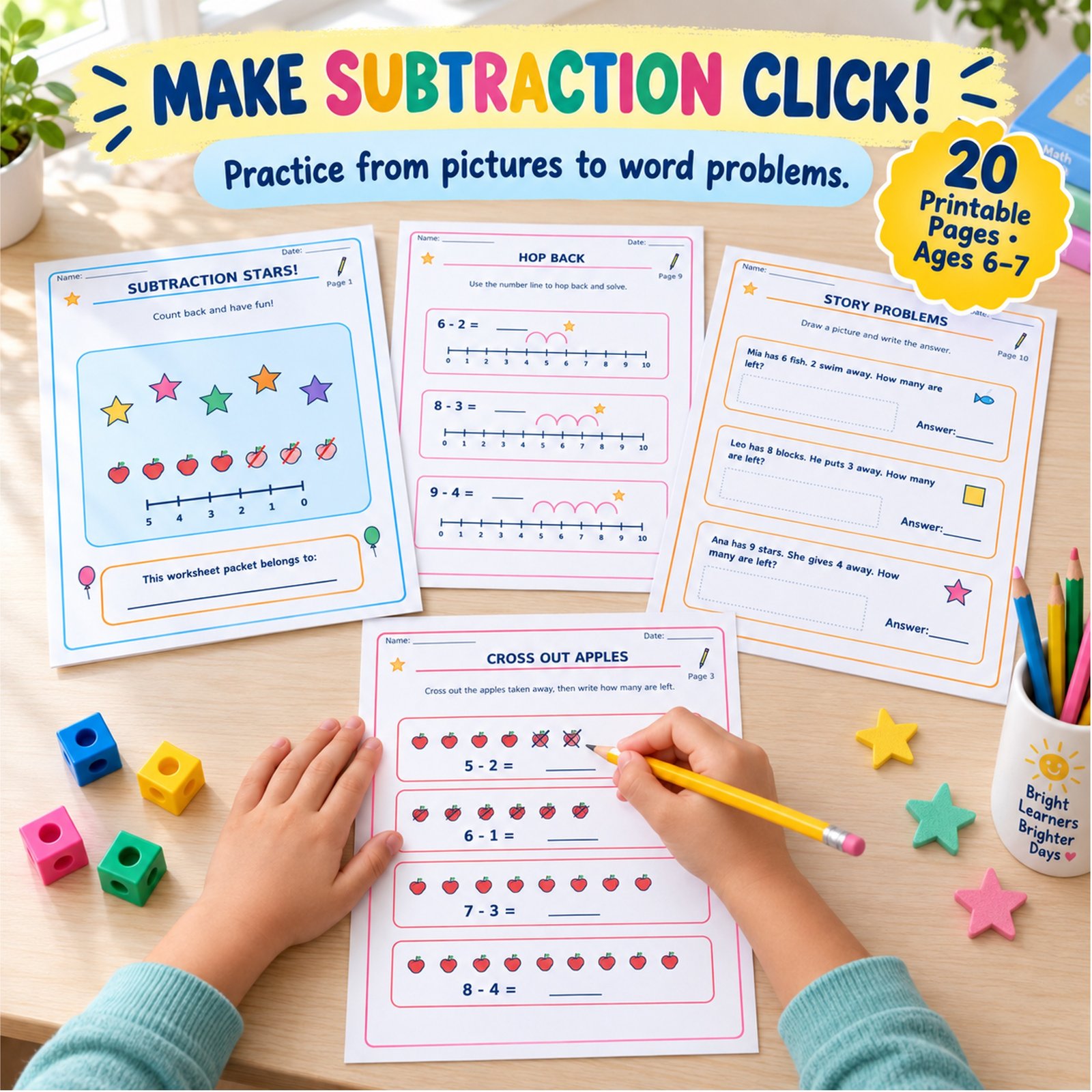subtraction worksheets for grade 1 3 subtraction worksheets for grade 1 3