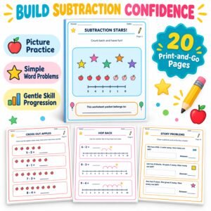 subtraction worksheets for grade 1 1