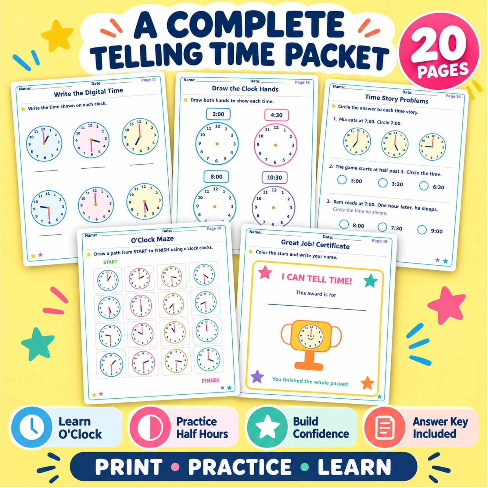 telling time worksheets grade 1 pdf telling time worksheets grade 1 pdf