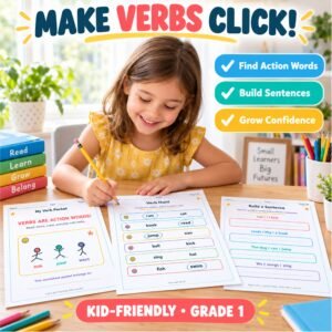 verb worksheets for grade 1 free