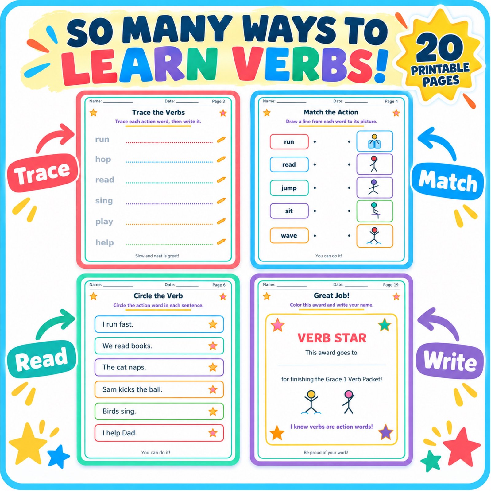 verb worksheets for grade 1 pdf verb worksheets for grade 1 pdf