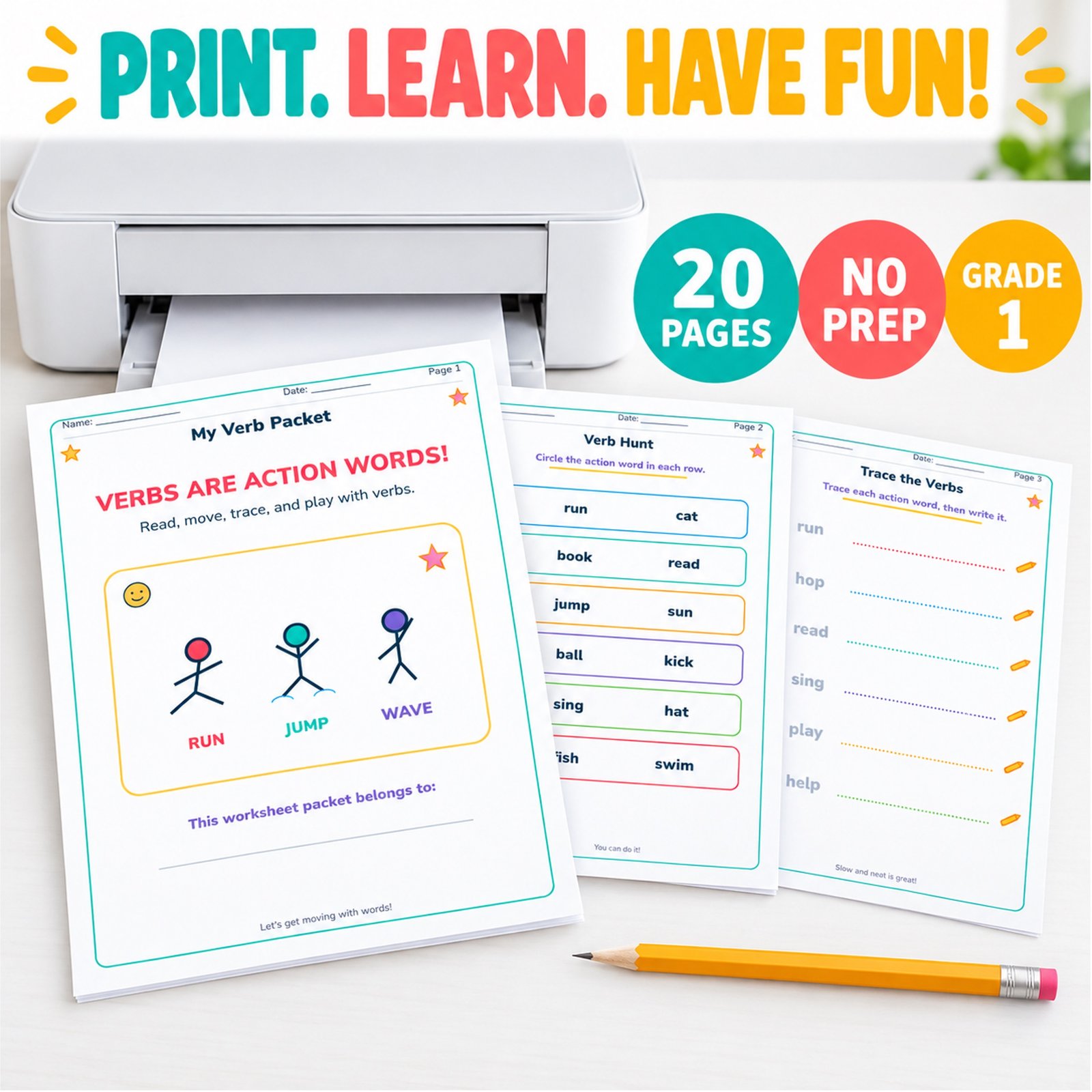 verb worksheets for grade 1 printable verb worksheets for grade 1 printable